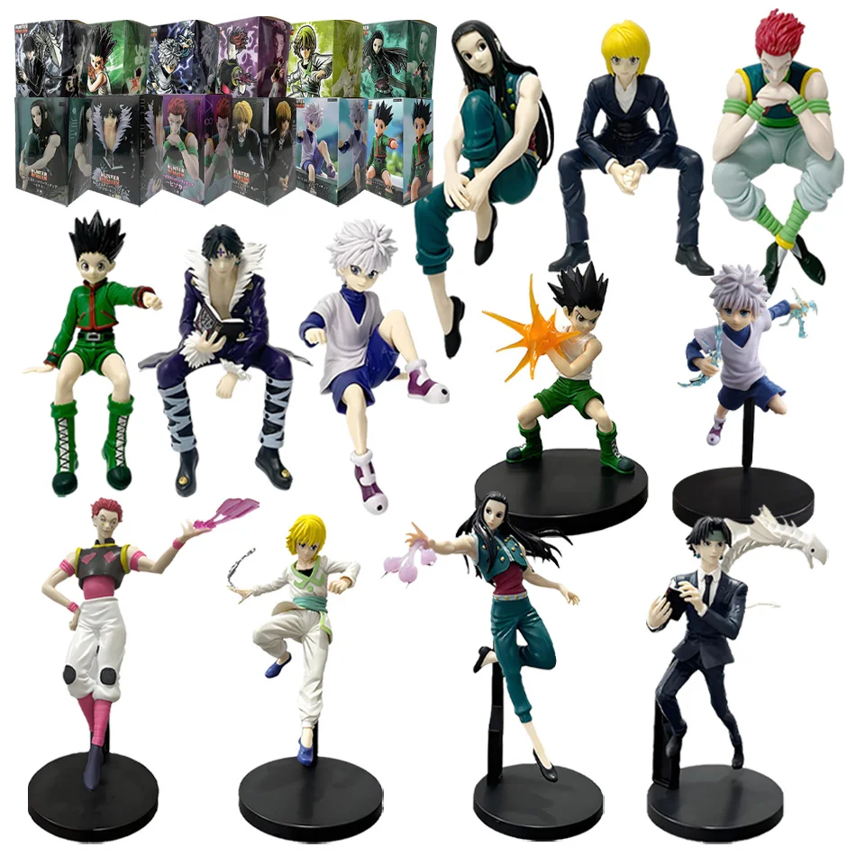 Hunter×Hunter Anime-Figur Phantom Troupe Hisoka Actionfigur Nudelstopper Raumdekoration PVC-Modell Spielzeug