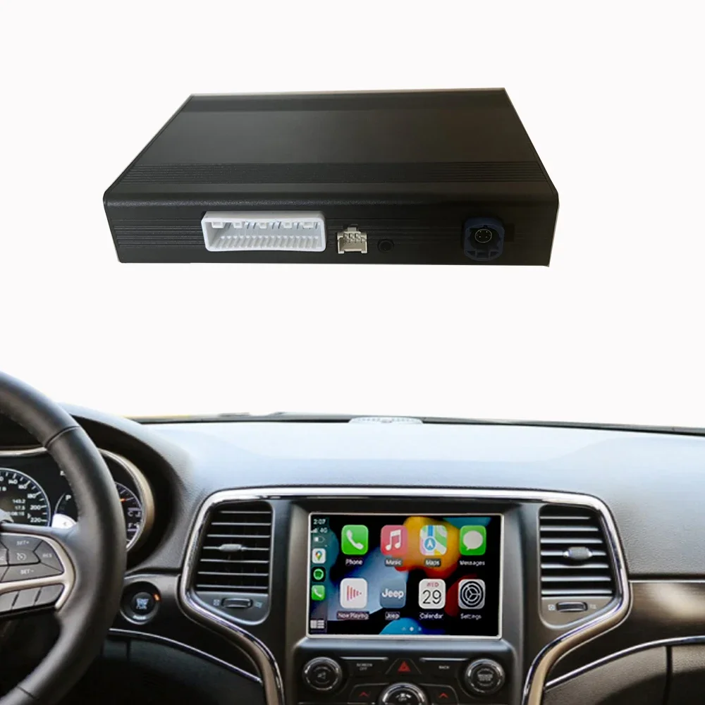 Screen Upgrade Wireless Apple Carplay for Jeep Cherokee 2014-2018 Navigation Radio Car DVD Player Mirror Link Android Auto