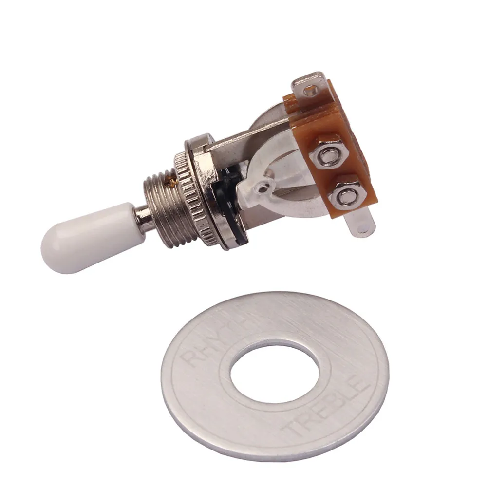 3 Way Golden Toggle Switch Guitar 12Mm Threaded Shaft Pickup Selector Electric Guitar Replacement DIY Parts Toggle