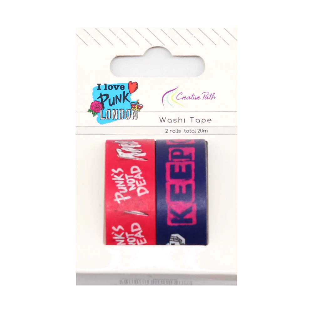 Creative Path Vintage Decoratieve Washi Tape Pack 2 Rollen Roze Wit Paars Dunne Scrapbooking Washi Tape Stickers Voor Journaling
