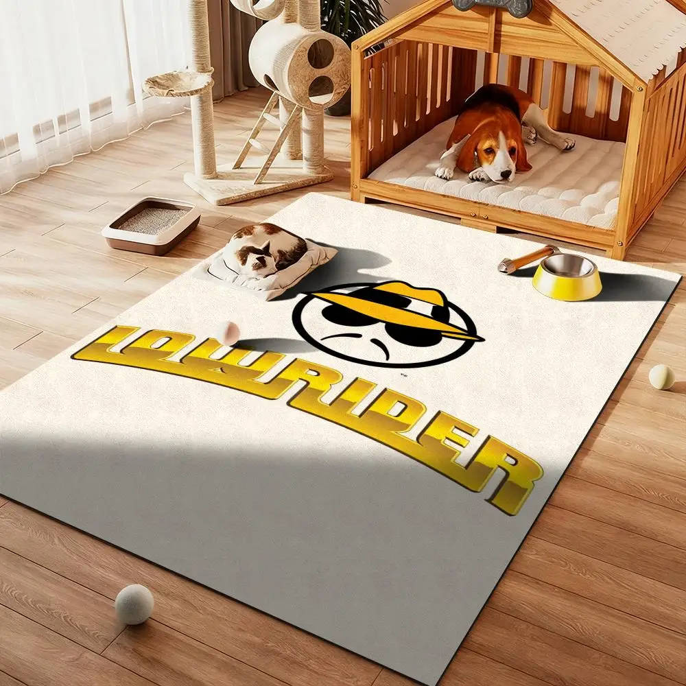 

Floor Mat Diatom Bath Mat Absorbent Quick Dry Non-Slip TPR Backing Soft Plush Draining Rugs L-Lowriders Racing fashion