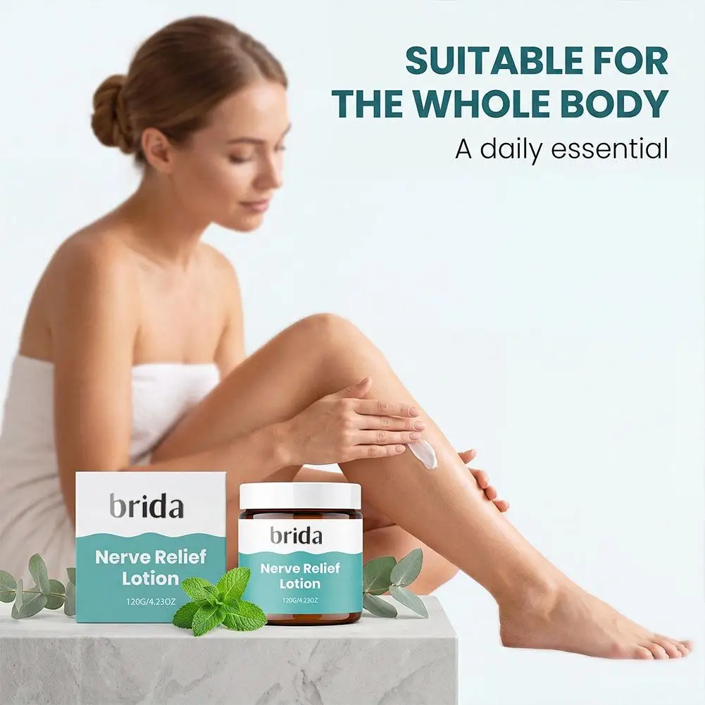 120g Soothing Nerve Body Lotion Natural Herbal Essence Deep Moisturizing and Relieving Joint Discomfort for All Skin Types Care