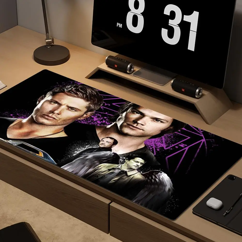 Large Mousepad XXL TV Supernatural Computer Gaming Accessories Non-slip Mouse Pad Tappetino Mouse Mausepad Tapis De Souris 30X90