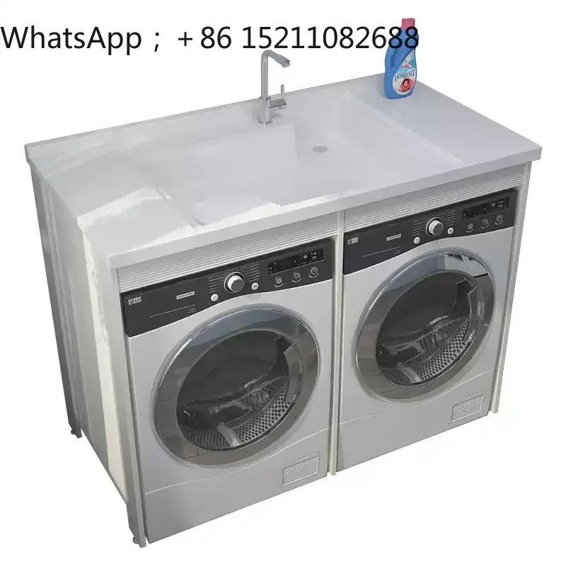 SCY simple two-position washing machine cabinet dryer combination laundry pool drum fit cabinet