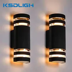 GU10 Outdoor Porch Light Modern LED Waterproof Wall Light for Garden Courtyard Wall Mounted Lighting Fixture