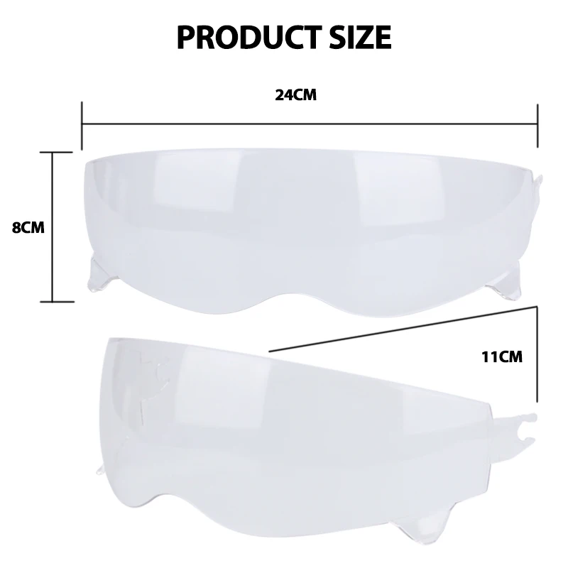 Uchoose-Innerクリアブラックレンズ、ヘルメットスペシャルバイザー