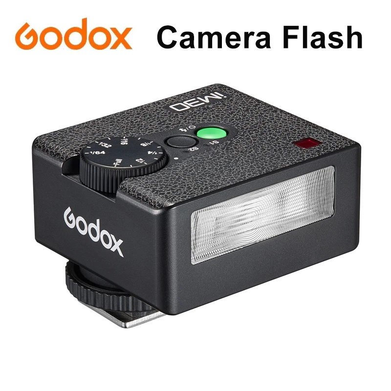 Godox iM30 Mini Flash Portable Manual Flash for Various Camera Models Output Levels 1/64 to Full for Godox iFlash Camera Outdoor