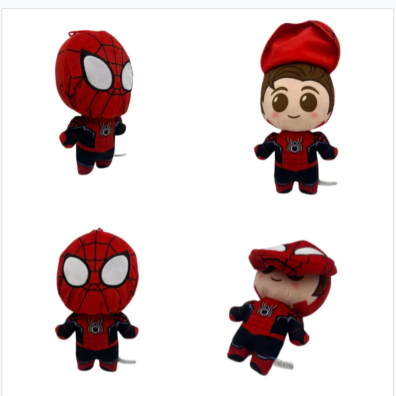 Image of 24CM Anime Spiderman Plüschtiere Into the Spider-Verse Gwen Peter Parker Noir Puppen Weiche Stofftiere für Kinder Geschenk