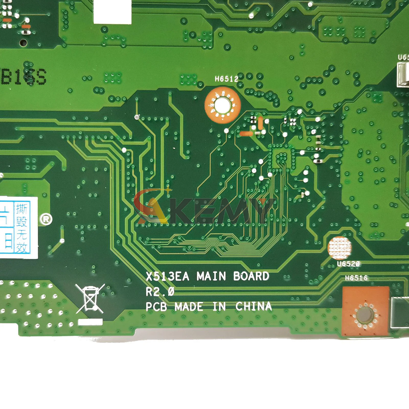 X513EA Laptop Moederbord Voor ASUS VivoBook X513EP v5050e v5100e X513EA X513E X513EQ Notebook Moederbord Met 11e Gen I3 i5 i7