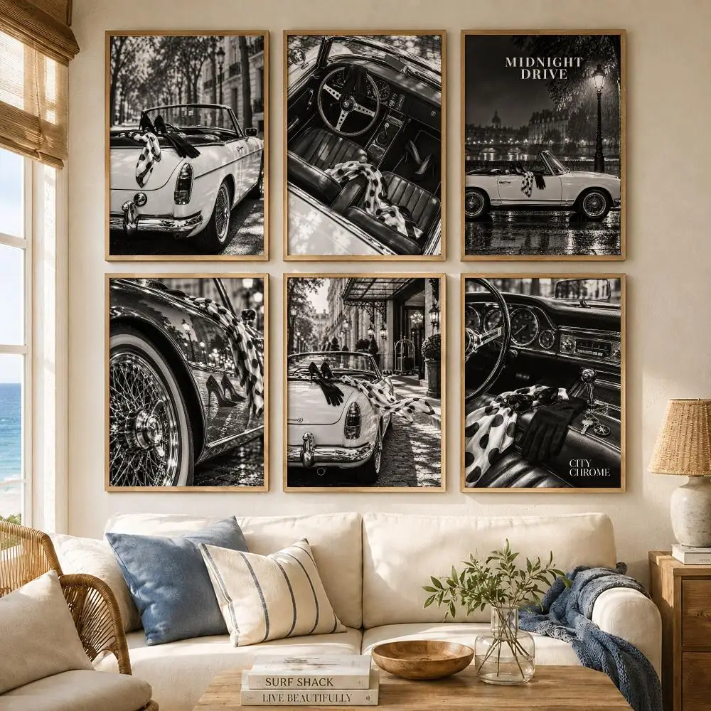 Noir Convertible Poster Art Wall Stickers & Self-Adhesive Decals for Home, Bedroom & Living Room
