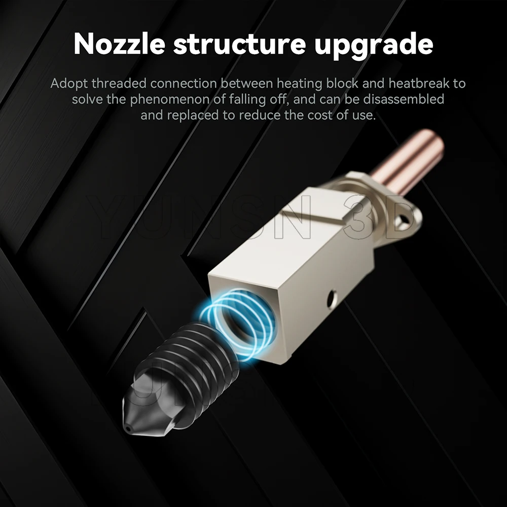Für Bambu Lab 2.0 Version zum Ender 3 V3 SE Hotend-Kit mit Adapteranschluss, CNC-Aluminium, Hochgeschwindigkeits-Druckzubehörteil – Detail 11