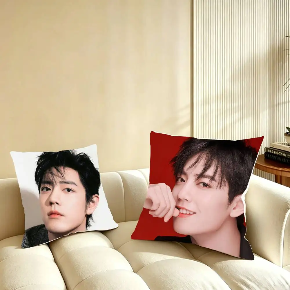 

xiao zhan Pillow Case Cushion Cover Throw Pillow Case For Car Sofa