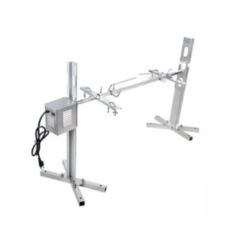 BBQ Rack Electric Rotisserie Grill Goat Pig Chicken BBQ Stainless Steel Full Automatic Rotating