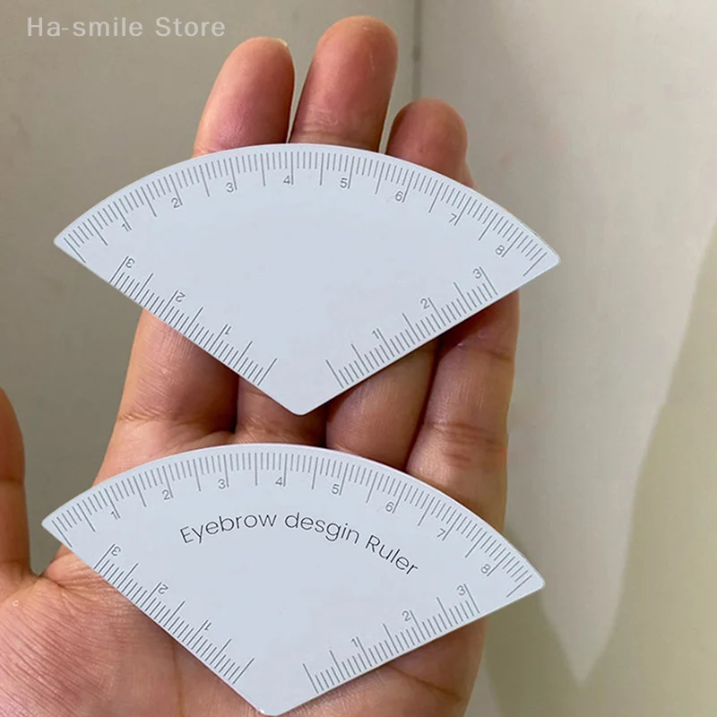 تشكيل دائم ماكياج الرسم دليل حاكم لوازم الوشم إعادة استخدام الرسم السريع الحاجب تصميم حاكم Microblading أداة رسم الخرائط