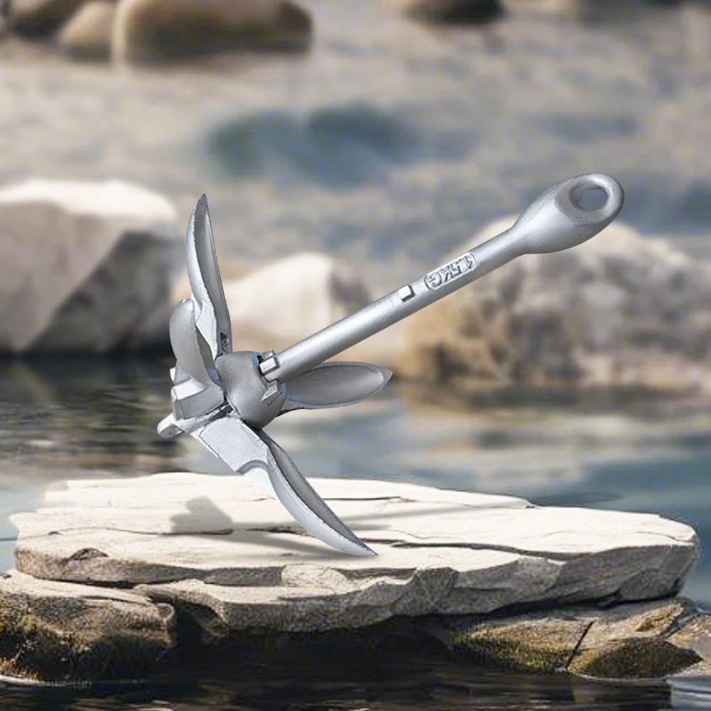 0.7/1.5KG Boat Anchor with 65ft Marine Rope and Buoy Kayak Anchor Marine Anchor for Kayak Fishing Canoes Jet Ski SUP Board view 2