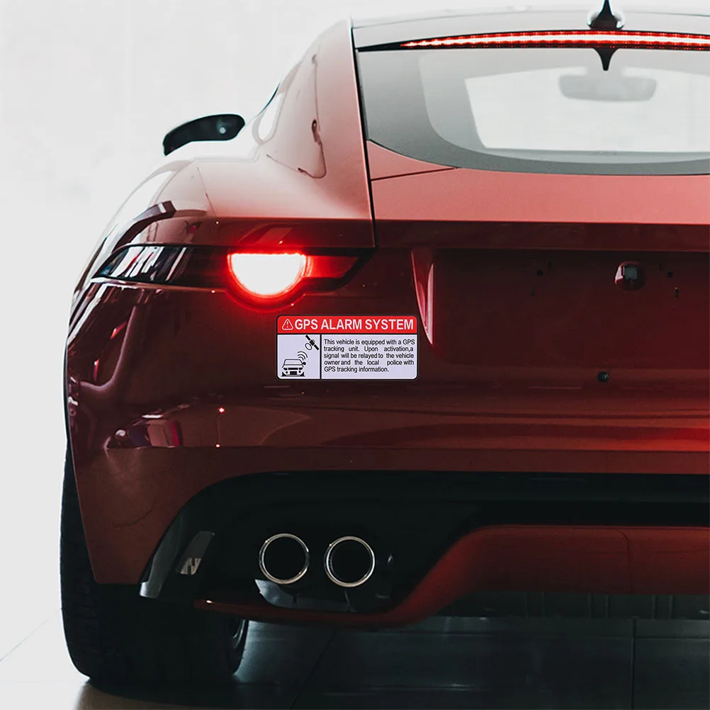 

2Pcs High Adhesion Car Warning Stickers Versatile Use for Cars Trucks Buses and Private Vehicles Warning Decals for Car