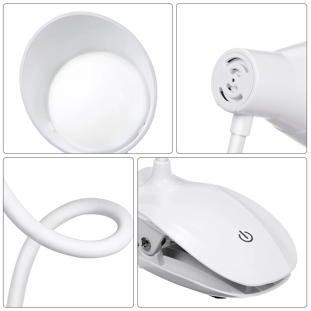 Clip-on opvouwbare touchscreen oogbescherming leeslamp Verstelbare LED-bureaulamp USB-aangedreven licht Clip-on bureaulamp