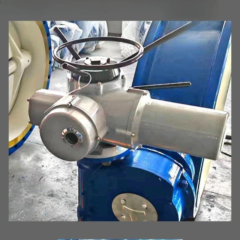 Electric butterfly valve Hard seal Cast steel flanged butterfly valve Stainless steel electric valve