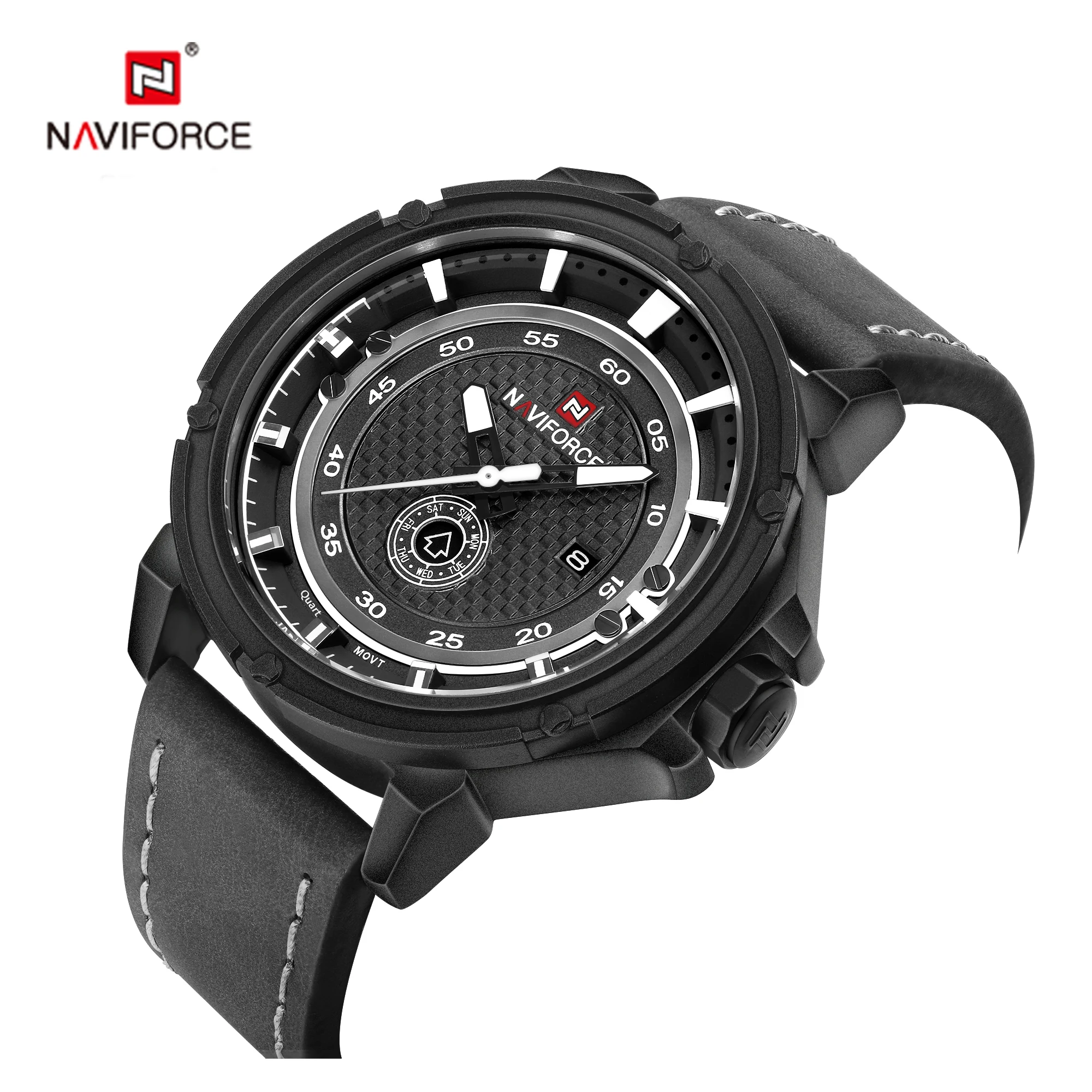 

NAVIFORCE NF9083 Men Quartz Watches Top Brand Sports Auto Date Week Display High Quality 30M Waterproof Watch Relogio Masculino