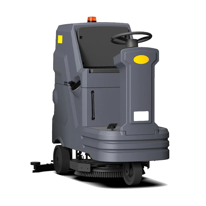 Vloerschrobmachine Rit op batterij Elektrische 48V wegvloerreinigingsmachine Veegmachine