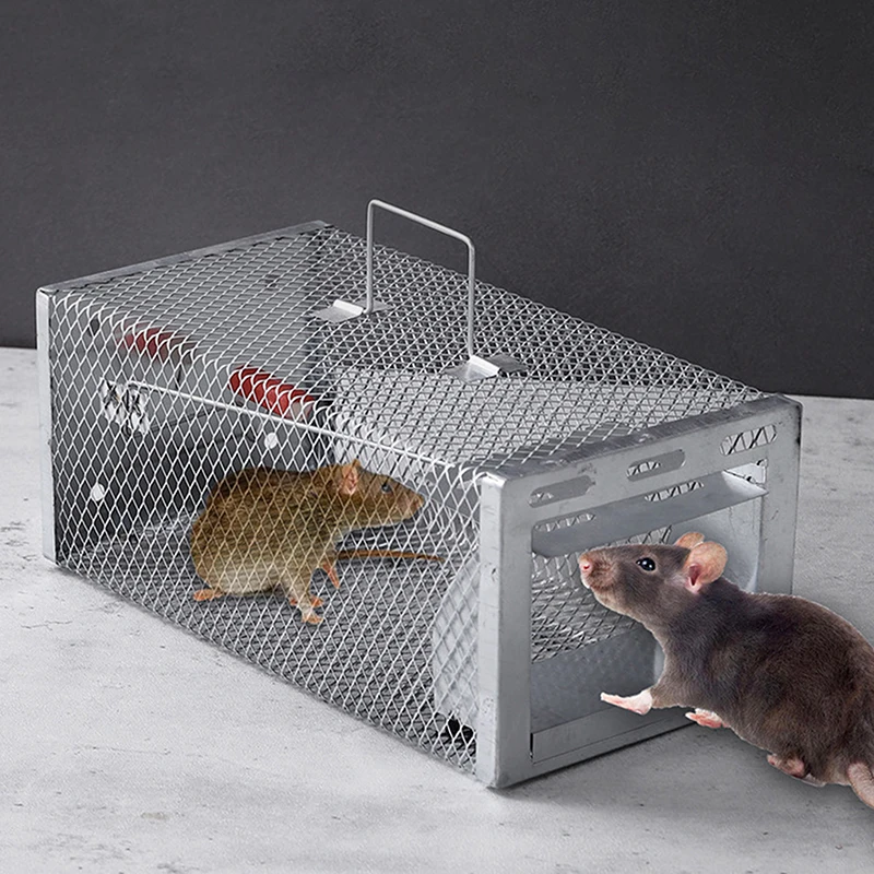 1PC Multi-Catch Rodent Mouse Trap Rat Trap Cage Pest Control All Mice And Rat Can Fit In Mice Rodent Catcher Rat Trap Cage