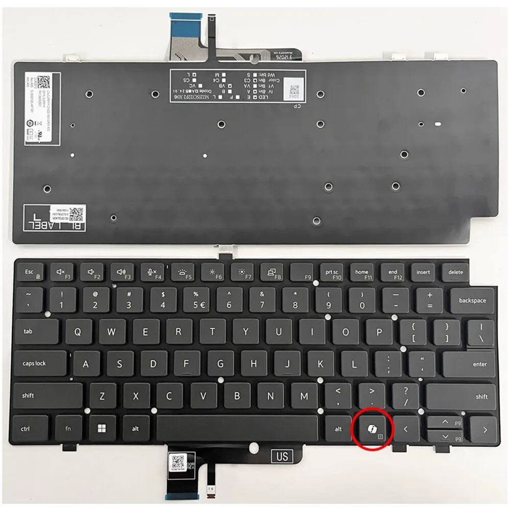 

Замена клавиатуры с подсветкой для ноутбуков Dell Latitude 7440, 7450, 7640, 7650 2-в-1