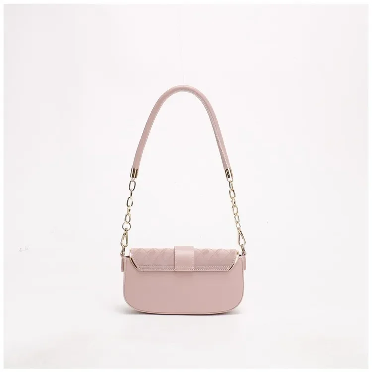 أنيقة بسيطة قوانغتشو المرأة تحت الإبط حقيبة 2025 نمط جديد واحد الكتف Crossbody الحلو حقيبة مربعة صغيرة