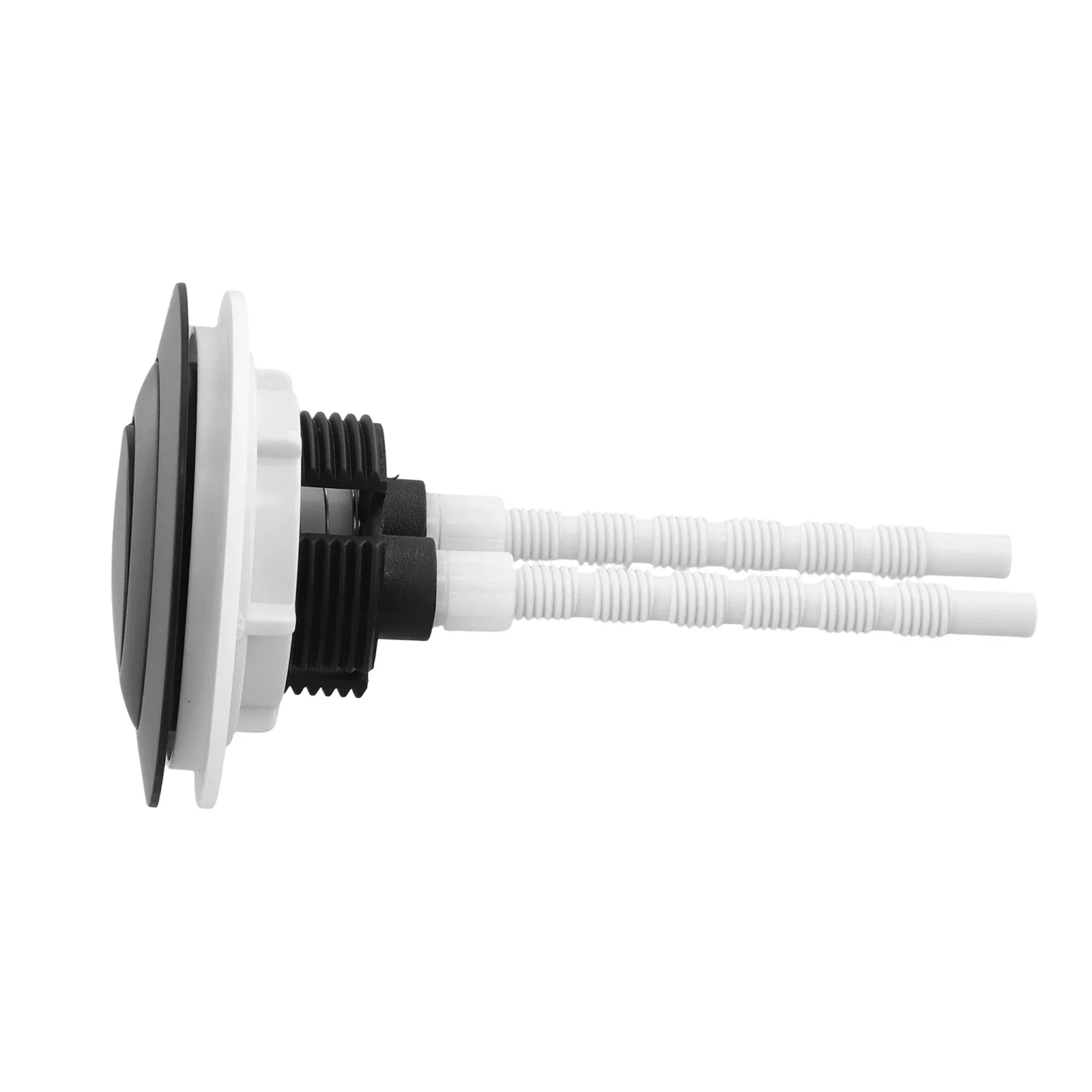 

Кнопка двойного смыва для унитаза, совместимая с крышками диаметром 38 мм, 48 мм, 58 мм, для экономичной установки в ванной комнате.