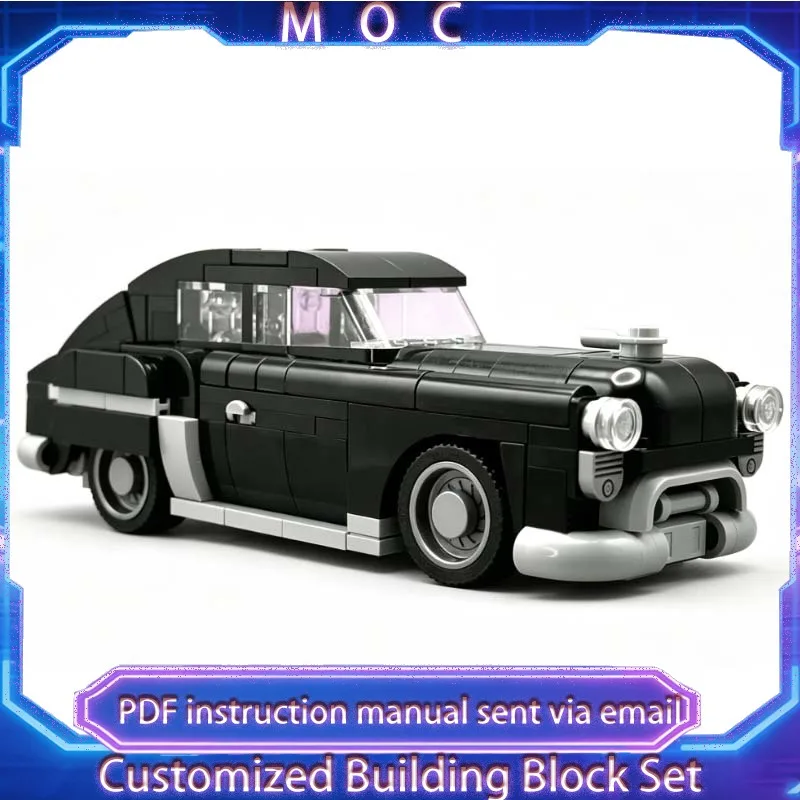 

286 деталей: Конструктор MOC «Скоростной спортивный автомобиль Old Timer's Rocket 88» — развивающая игрушка для детей, подарок на день рождения