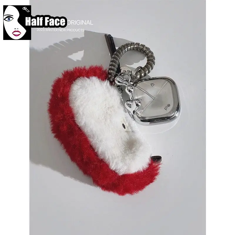 Y2K ragazze Harajuku donne gotico Punk natale portachiavi rossetto auricolari una spalla Mini borsa Lolita borse a tracolla Tote