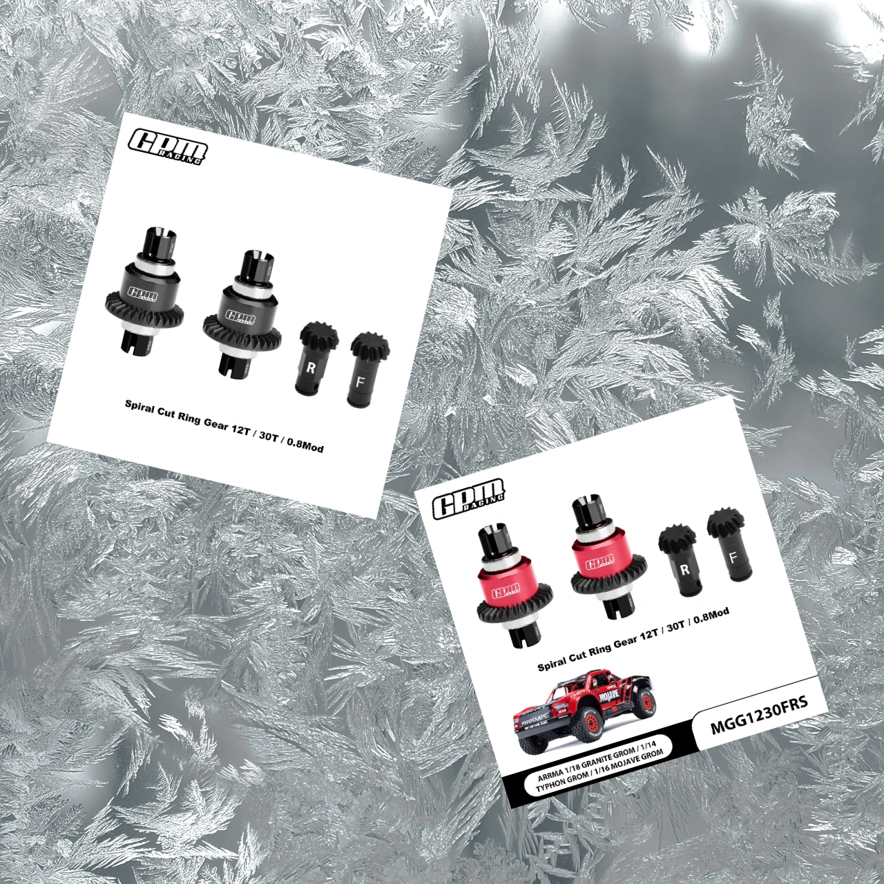 

Углеродистая сталь + комплект передних и задних дифференциалов из сплава 7075, 12/30 зуб. для гранитной решетки ARRMA, тифоновой решетки, Mojave Grom.