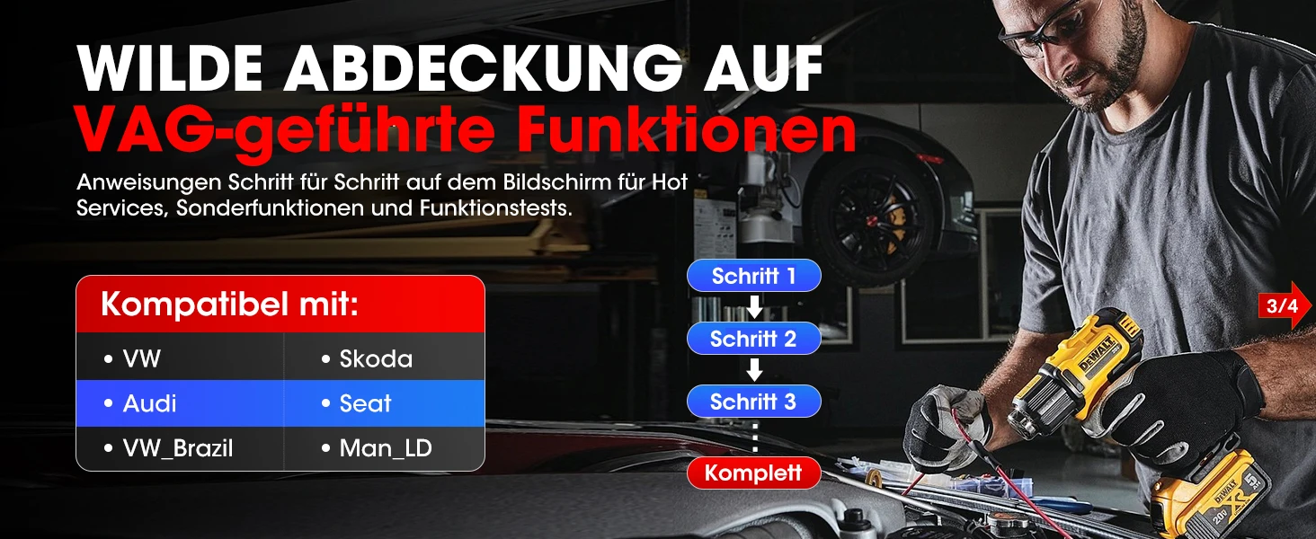 Autel MaxiPRO MP900-BT MP900BT OBD2 Diagnosegerät Automotive Scanner ECU-Codierung Bidirektionales Scan-Tool CAN FD DoIP Verbesserte Version des MP900 – Detail 8