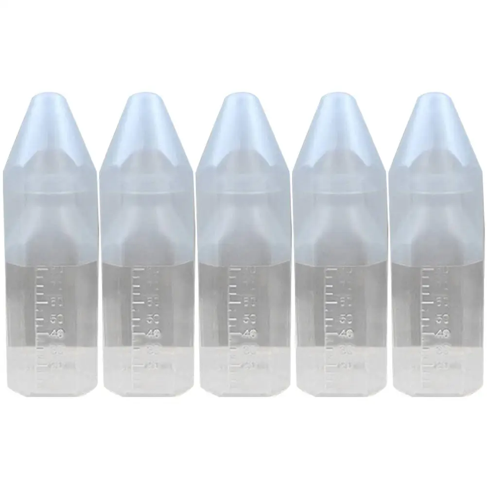 

5set Disposable Bottles 100ml Standard Mouth for Newborn Feeding Infant Bottle Baby Feeding Travel Portable Nursing Bottle