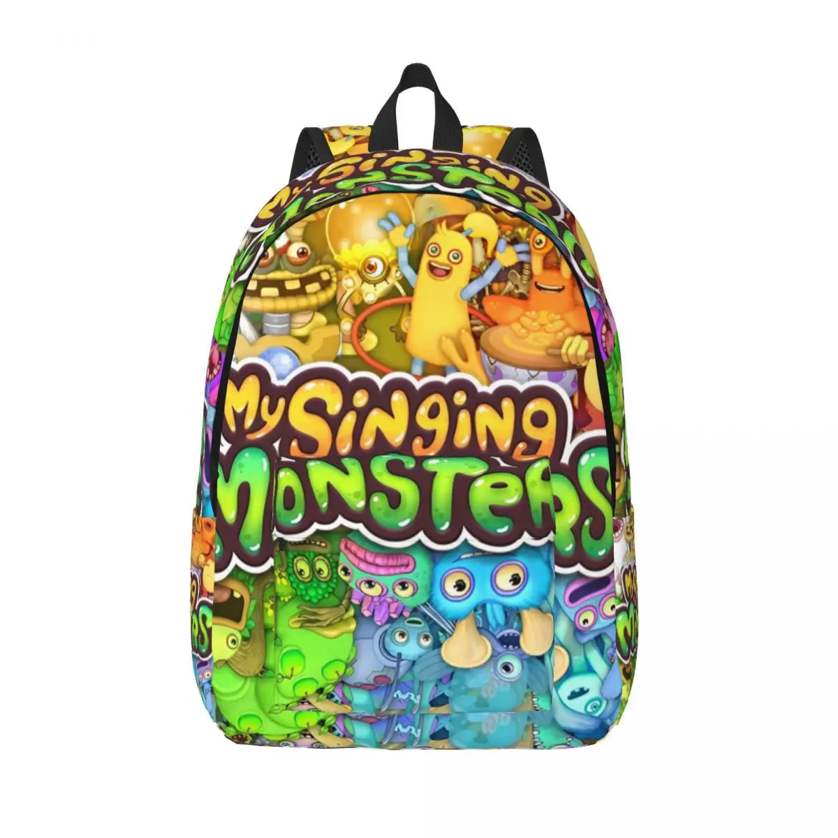 

My Singing Monsters Backpack for Preschool Kindergarten School Student Bookbag Boy Girl Kids Canvas Daypack Gift