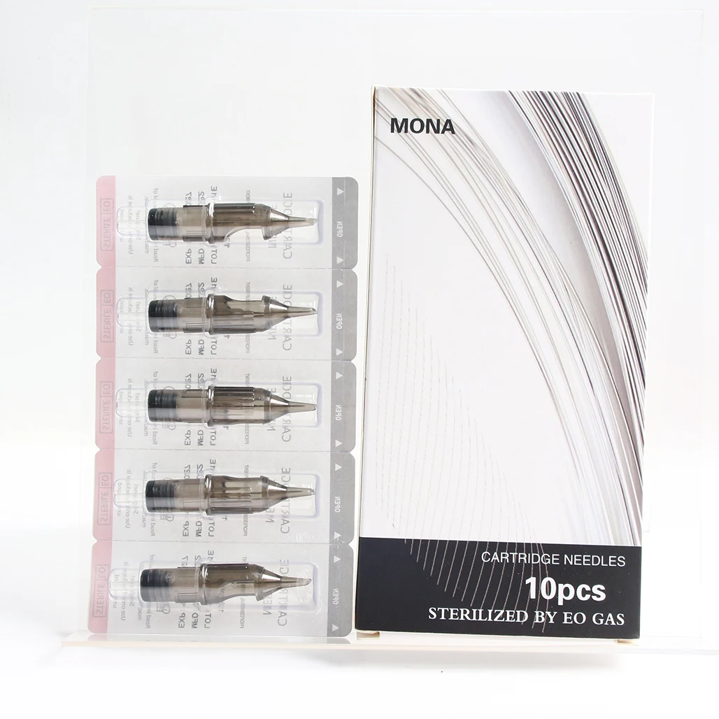 10pcs/box 1201RL 0.35mm Tattoo Needle Cartridge For Permanent Makeup Pen Machine Tattoo Pen