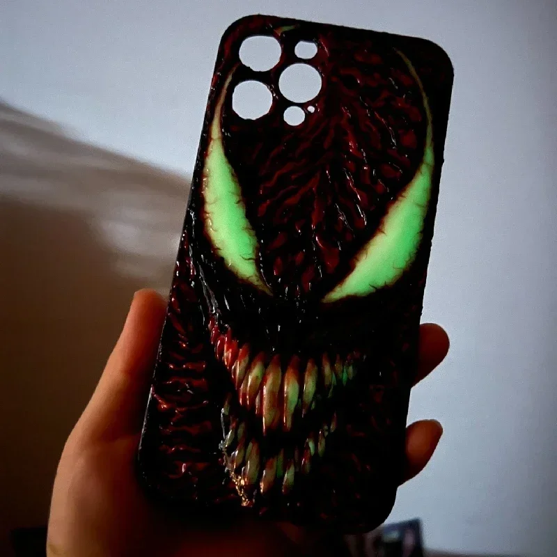 4099 Original 3D hecho a mano funda para teléfono móvil veneno sangriento Horror masacre funda para teléfono móvil personalizado regalo de Navidad y Halloween