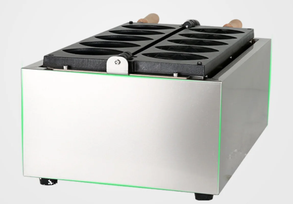 Máquina eléctrica para hacer gofres para mujer, dispositivo de cocina con diseño de moda comercial, 5 piezas, Taiwán