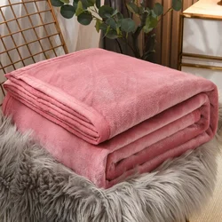 Flannel Fleece Microfiber Throw Blanket, Luxury Lightweight Super Soft Warm Plush Solid Color Blanket For Couch Bed Sofa Travel