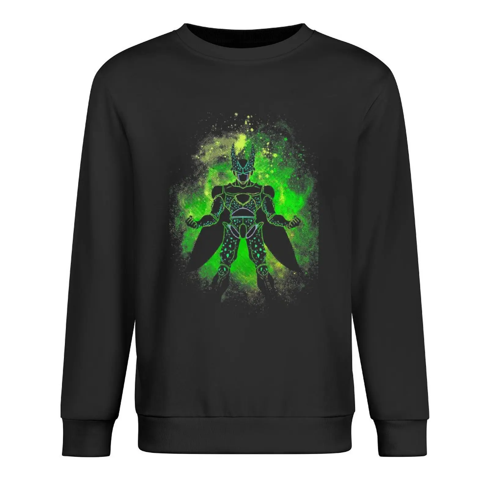 

Perfect Cell Machine Pullover graphic t shirts men japanese style mens clothes blouse aesthetic sweatshirts