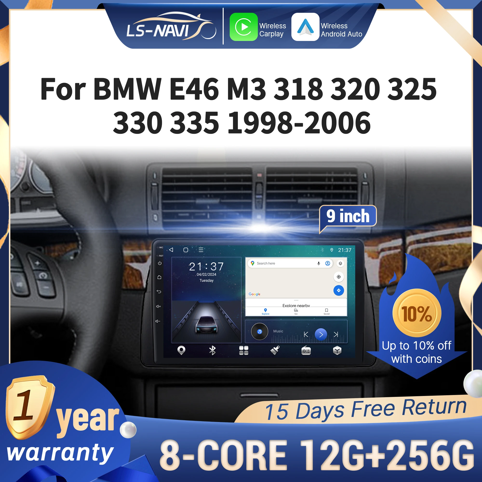 Android 14 Car Radi…