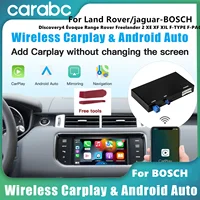 CARABC inalámbrico carplay Android Auto se adapta a Land Rover Jaguar Bosch Discovery4 Evoque Freelander2 XJL XE XF decoración de espejo