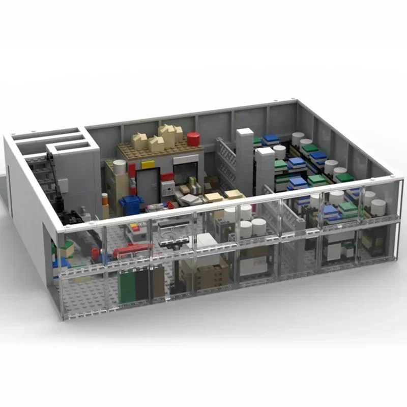 Moc 빌딩 벽돌 텔레비전 모델 완료 사무실 건물 기술 모듈러 블록 선물 크리스마스 장난감 DIY 세트 조립