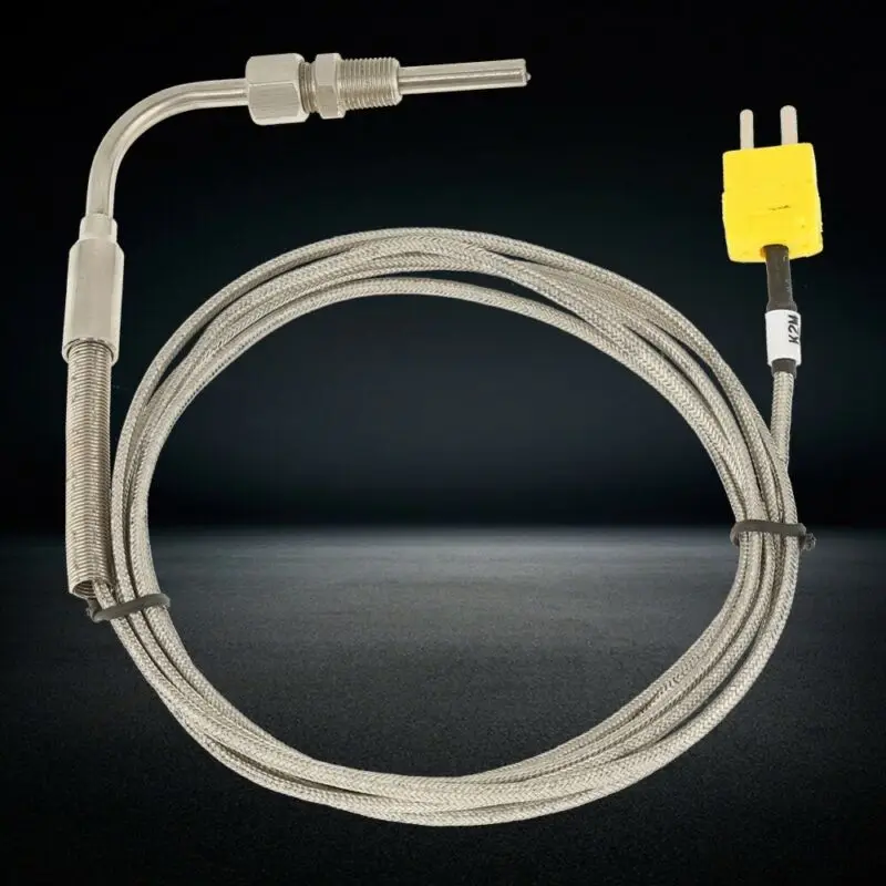 Imagem -03 - Grau Alta Temperatura Sensor Rosca Egt Sonda k tipo 2m Termopar Tubo Temperatura Controlador Aço Inoxidável 1250 ° c
