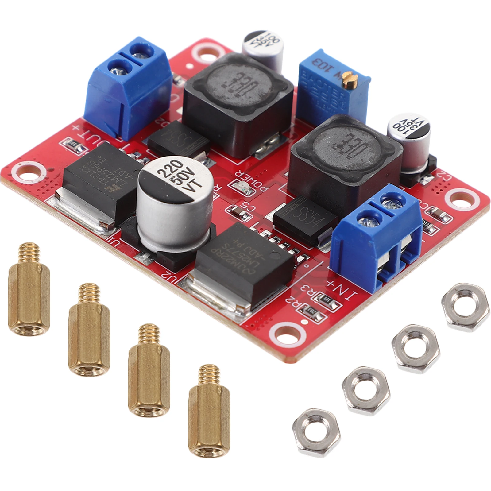 

Step-up and Module LM2577S Automatic Power Supply Red Adjustable DC Booster