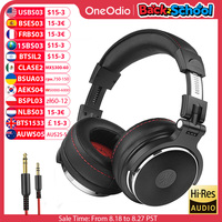 Oneodio Wired Headphones Professional Studio Pro 10/30/50 DJ Headphones With Microphone Over Ear HiFi Hi-Res Monitor Headset