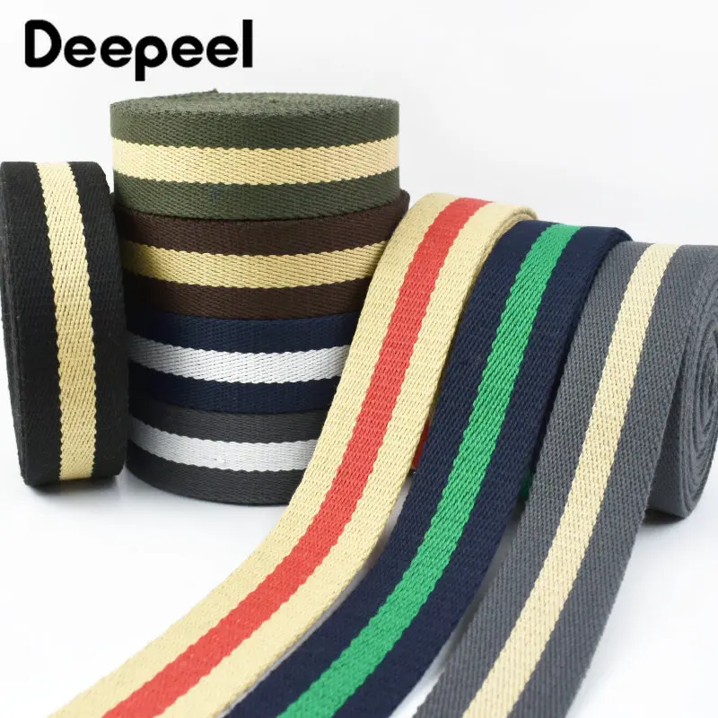 2/5/10Meters Cotton Webbing Tapes 38mm Nylon Strap Safety Straps Ribbon Bag Pet Lanyard Backpack Clothes Belt Sewing Accessories