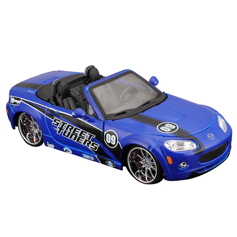 Burago 1:24 Mx-5 ata MiBlue Voiture de sport Die Considérant Alliage Modèle Collection Décoration Modèle De Voiture Mâle Contrôle De La Force Voiture Jouet Cadeau