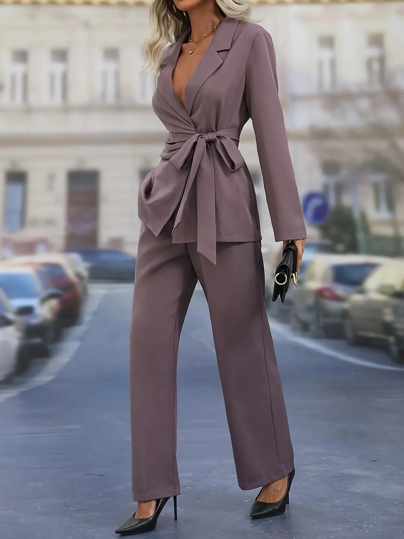 

Small Suit Retro Coat Slim-fit Fashion 2025 Spring and Autumn Female Korean Version of Casual Design Coat Suit Pants