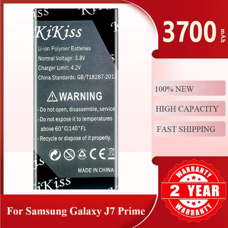 Battery For Samsung Galaxy J7 Prime 2016 SM-G610F On7 2016 G6150 J6 Plus/J4 Plus 2018 J610G J610FN J415G,EB-BG610ABE,3700mAh