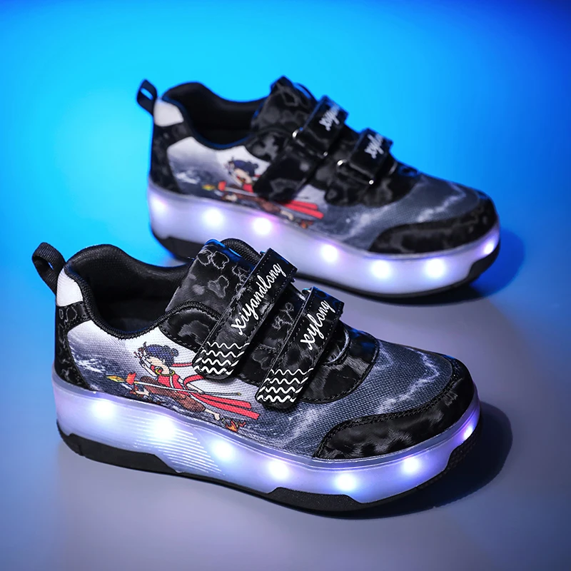 

Lightweight Roller Sneakers: Student Wheeled Shoes for Boys, Girls & Teens – Kids' Roller Skates for Commuting